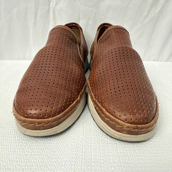 Mephisto Mens Hadrian Brown Leather Slip On Shoes 9 main image 5